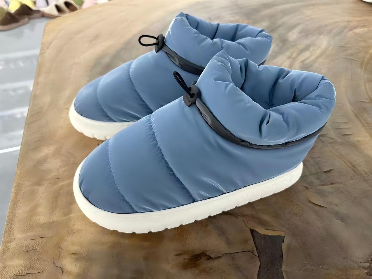 Voděodolné protiskluzové bavlněné pantofle s náplní dolů